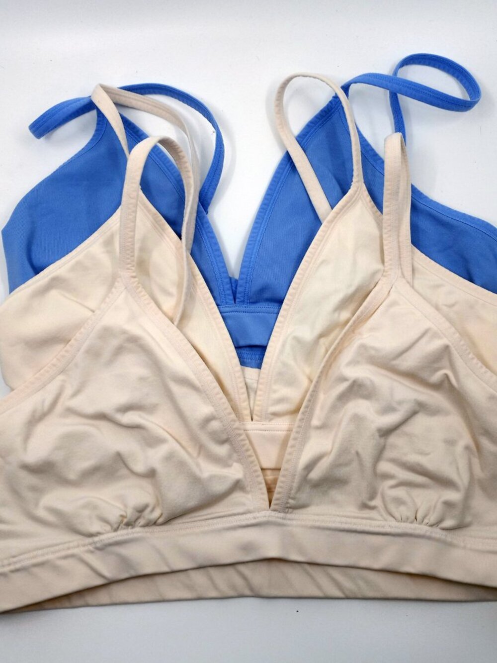 NWOT Three UNIQLO Wireless Extra Stretch Triangle Bras Size XL